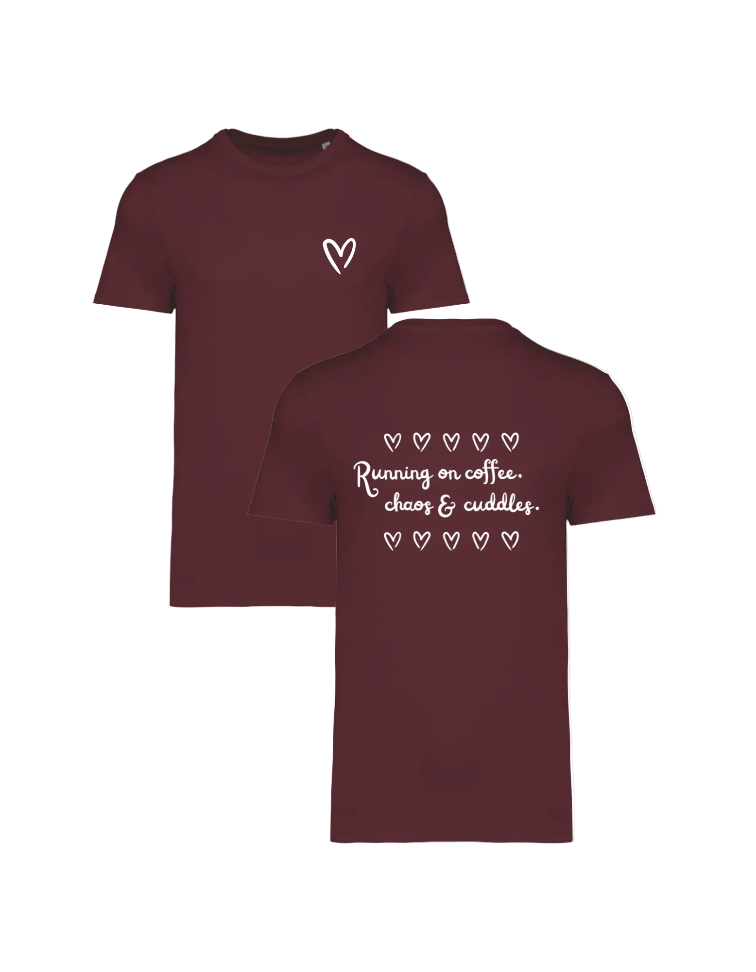 Running on Coffee, Chaos & Cuddles - T-shirt