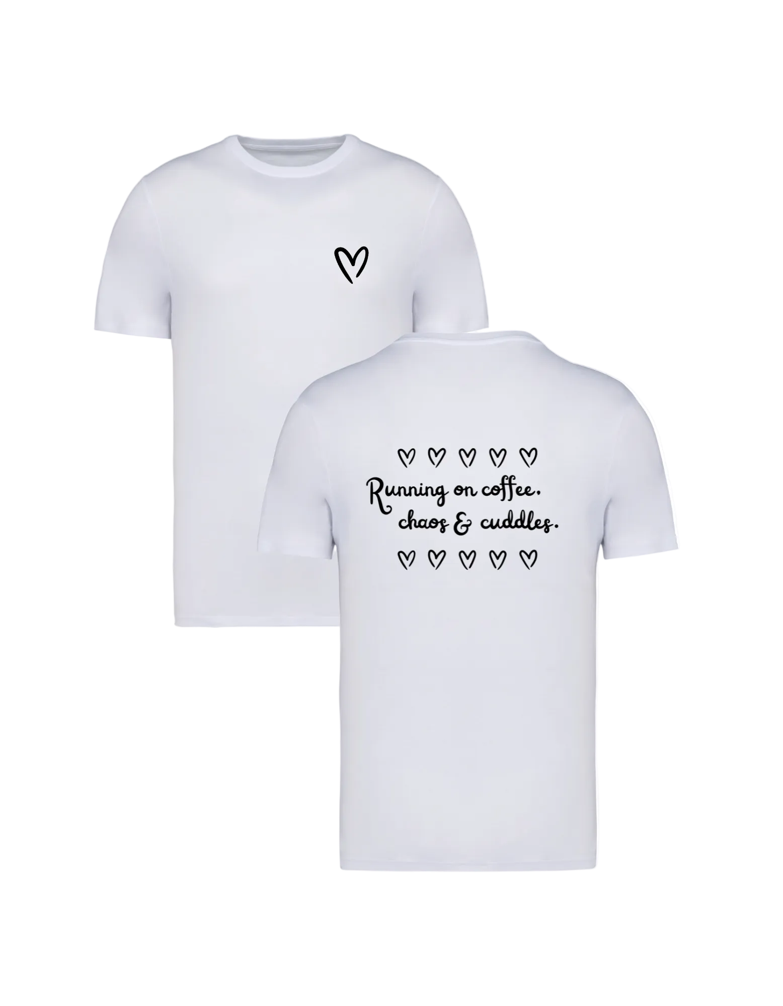 Running on Coffee, Chaos & Cuddles - T-shirt